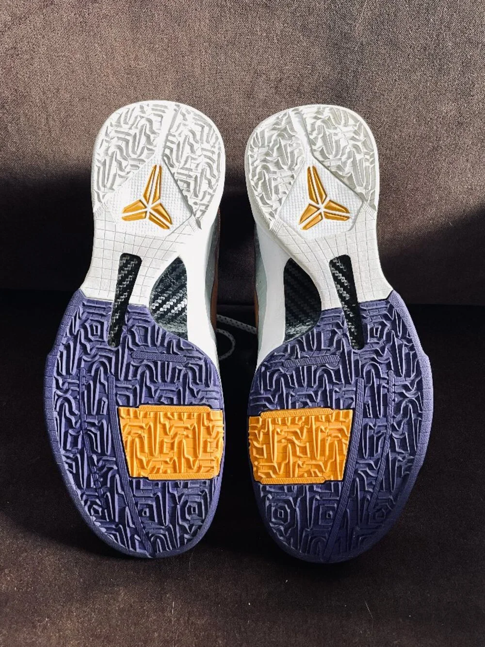 Nike Air Zoom Kobe 6 VI Lakers Away Near Deadstock Mens 13 US 47.5 EUR white